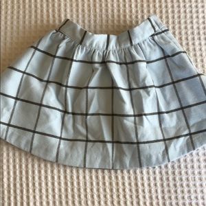 Janie and Jack flannel skirt